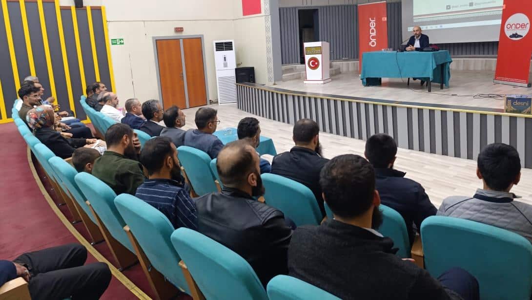 ÖNDER İMAM HATİPLİLER DERNEĞİ'NDEN DOĞAL SAĞLIK SEMİNERİ