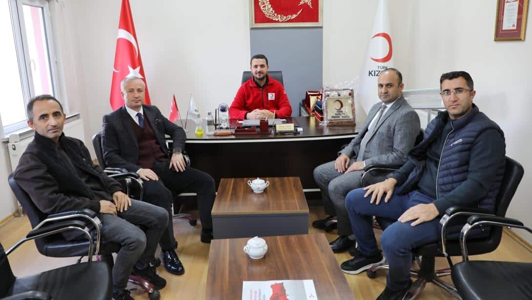 MİLLİ EĞİTİM MÜDÜRÜ KÖKREK'TEN KIZILAY AĞRI ŞUBESİNE ZİYARET